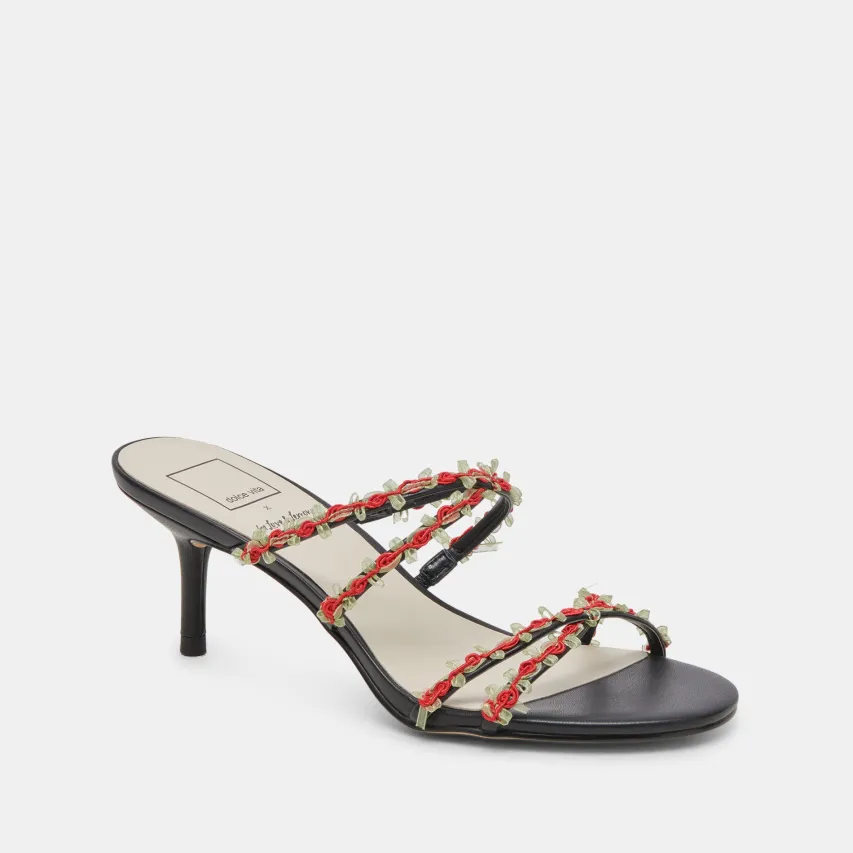 BETTI WIDE HEELS BLACK MULTI STELLA^Dolce Vita Sale
