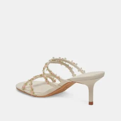 BETTI WIDE HEELS IVORY MULTI STELLA^Dolce Vita Discount