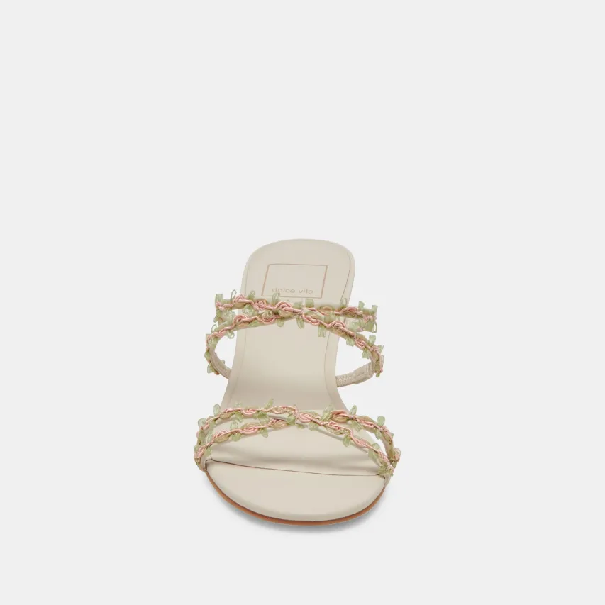 BETTI WIDE HEELS IVORY MULTI STELLA^Dolce Vita Discount