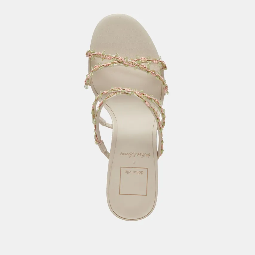 BETTI WIDE HEELS IVORY MULTI STELLA^Dolce Vita Discount