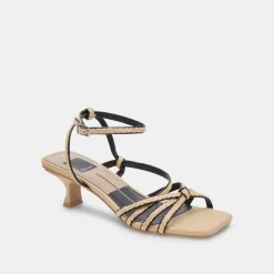 BEV BRAID WIDE HEELS BLACK NATURAL JUTE^Dolce Vita Discount