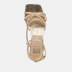 BEV HEELS GOLD METALLIC LEATHER^Dolce Vita Best