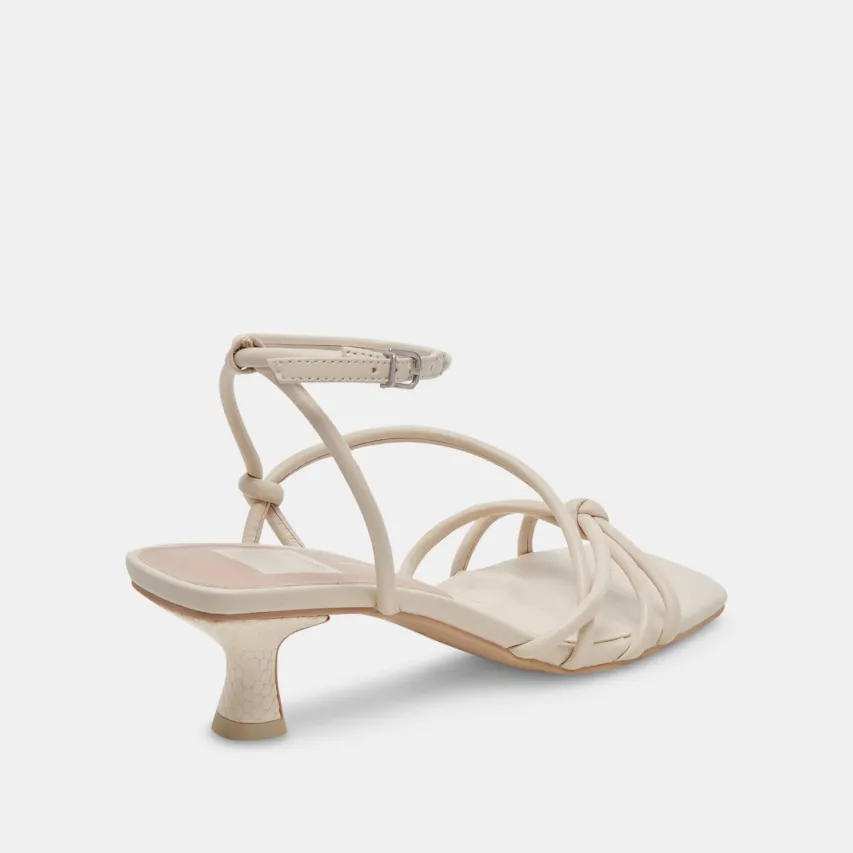 BEV WIDE HEELS IVORY LEATHER^Dolce Vita Discount