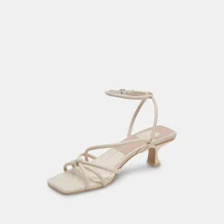 BEV WIDE HEELS IVORY LEATHER^Dolce Vita Discount