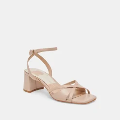 BLAKLY HEELS BEIGE CRINKLE PATENT^Dolce Vita Clearance