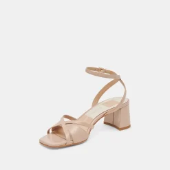 BLAKLY HEELS BEIGE CRINKLE PATENT^Dolce Vita Clearance