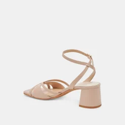 BLAKLY HEELS BEIGE CRINKLE PATENT^Dolce Vita Clearance