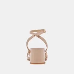 BLAKLY HEELS BEIGE CRINKLE PATENT^Dolce Vita Clearance