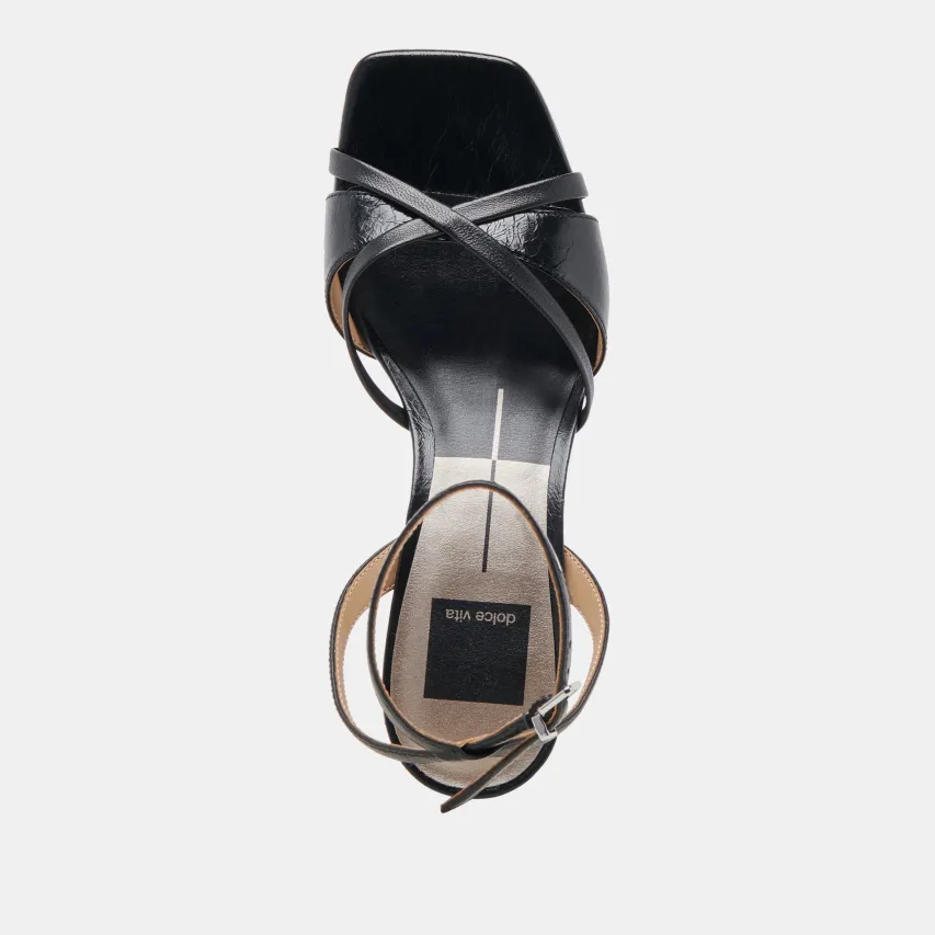 BLAKLY HEELS MIDNIGHT CRINKLE PATENT^Dolce Vita Sale