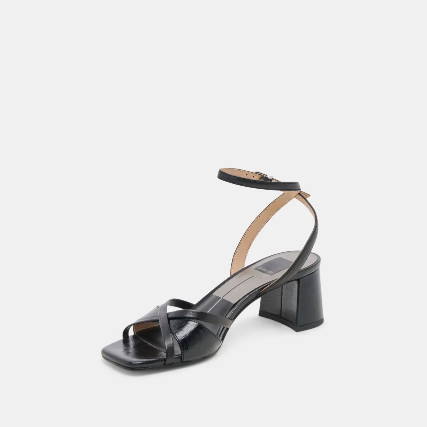 BLAKLY HEELS MIDNIGHT CRINKLE PATENT^Dolce Vita Sale