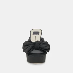 BLARE HEELS ONYX SATIN^Dolce Vita Clearance