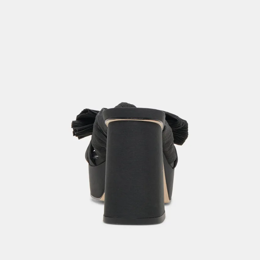 BLARE HEELS ONYX SATIN^Dolce Vita Clearance