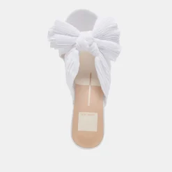 BLARE HEELS WHITE SATIN^Dolce Vita Discount