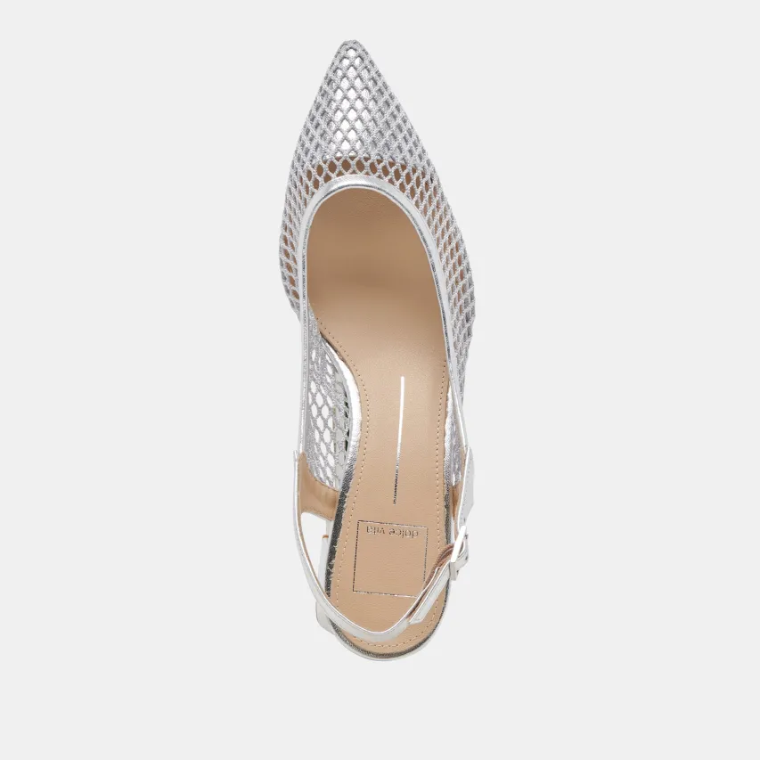 BLONDI HEELS SILVER MESH^Dolce Vita Online