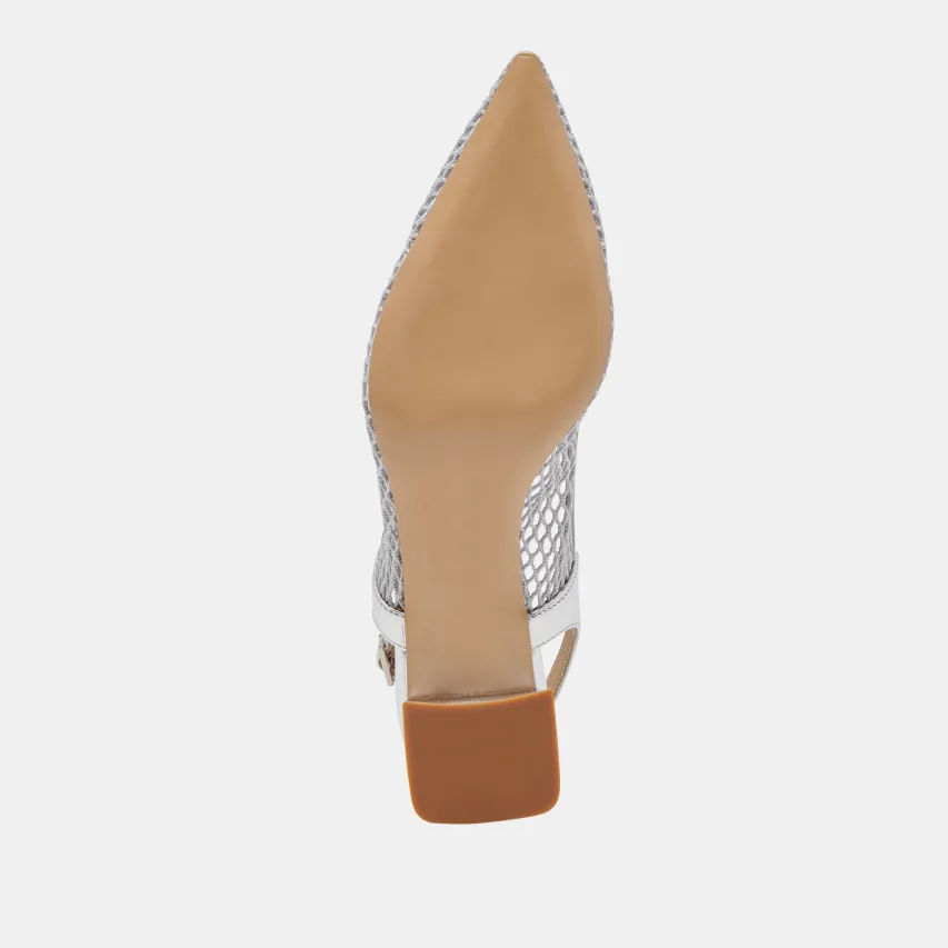 BLONDI HEELS SILVER MESH^Dolce Vita Online