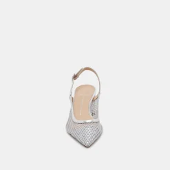 BLONDI HEELS SILVER MESH^Dolce Vita Online