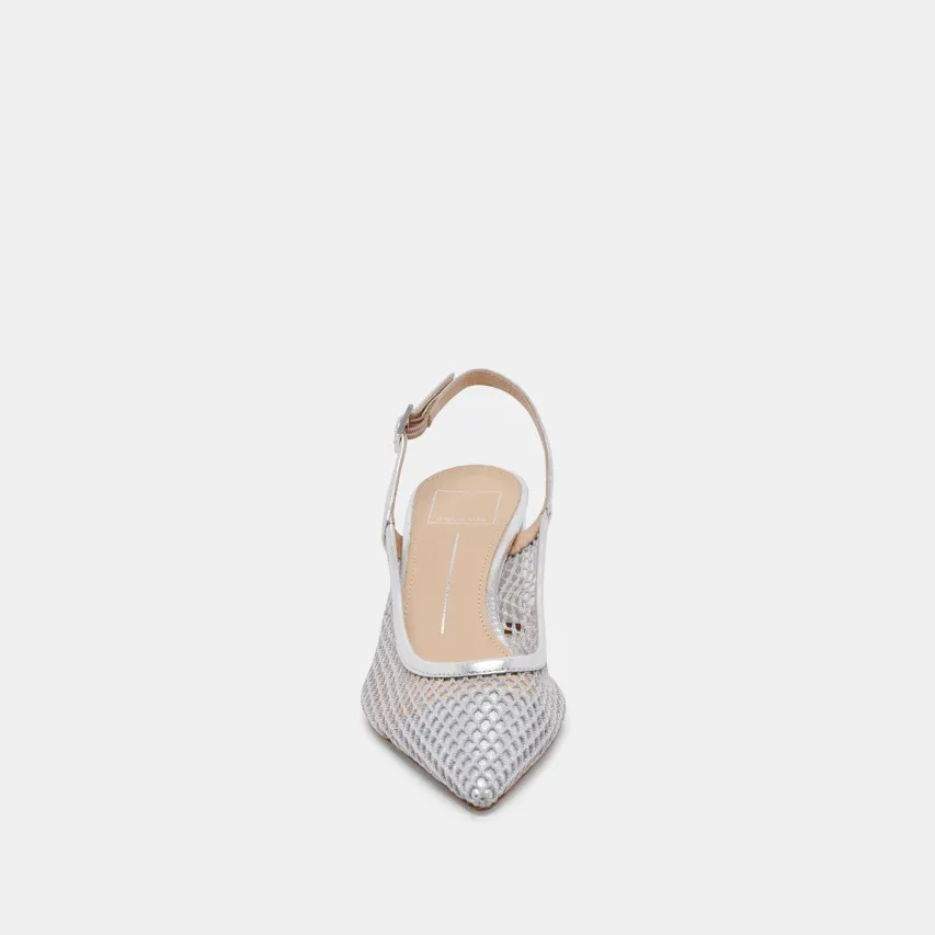BLONDI HEELS SILVER MESH^Dolce Vita Online