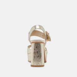 BOBBY PEARL HEELS VINTAGE GOLD PEARLS^Dolce Vita Clearance