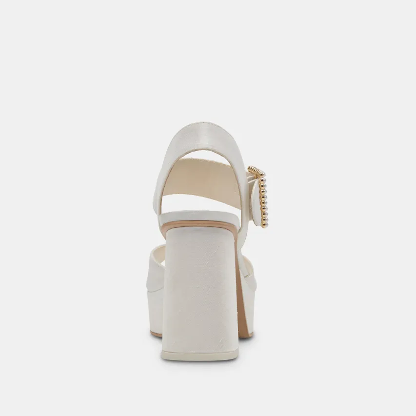 BOBBY PEARL HEELS WHITE PEARLS^Dolce Vita Hot