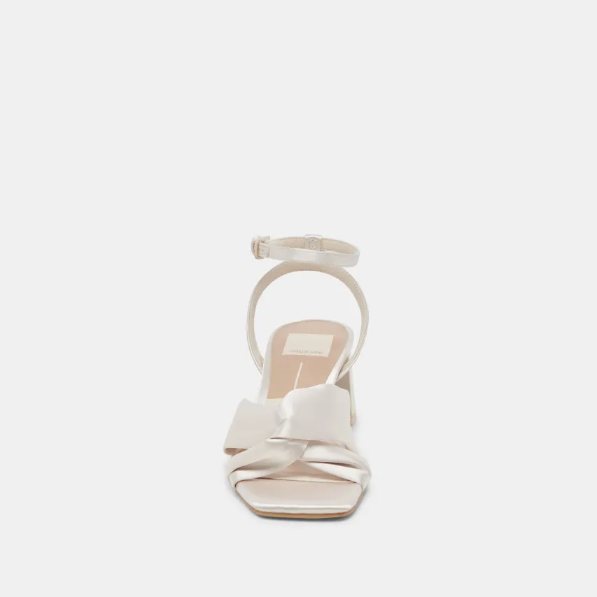 BRENNA HEELS IVORY SATIN^Dolce Vita Online