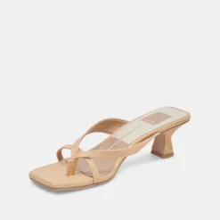 BREVEL HEELS NATURAL RAFFIA^Dolce Vita Hot