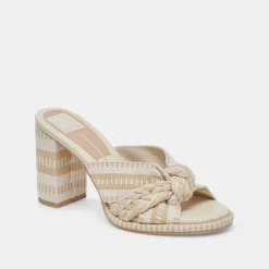 BRILAH HEELS NATURAL MULTI WOVEN^Dolce Vita Outlet