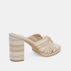 BRILAH HEELS NATURAL MULTI WOVEN^Dolce Vita Outlet
