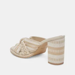 BRILAH HEELS NATURAL MULTI WOVEN^Dolce Vita Outlet