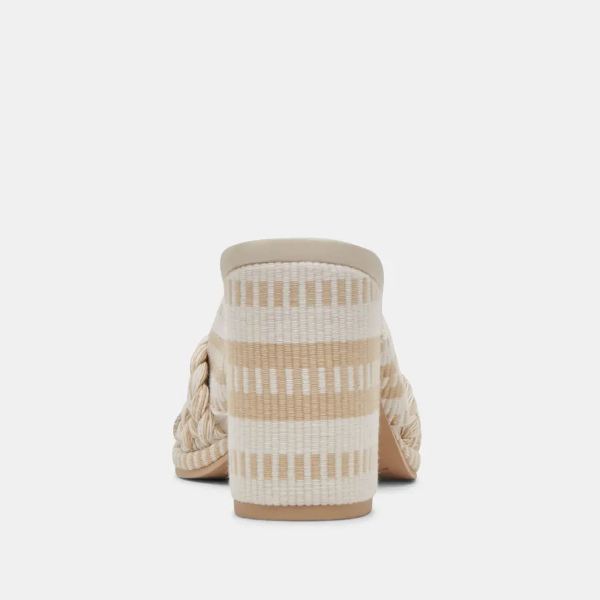 BRILAH HEELS NATURAL MULTI WOVEN^Dolce Vita Outlet