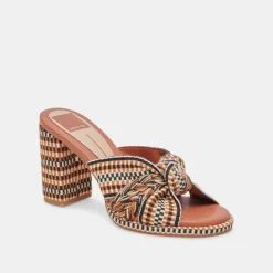 BRILAH HEELS TAN MULTI WOVEN^Dolce Vita Online