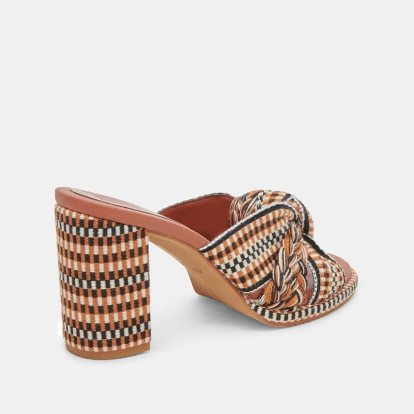 BRILAH HEELS TAN MULTI WOVEN^Dolce Vita Online