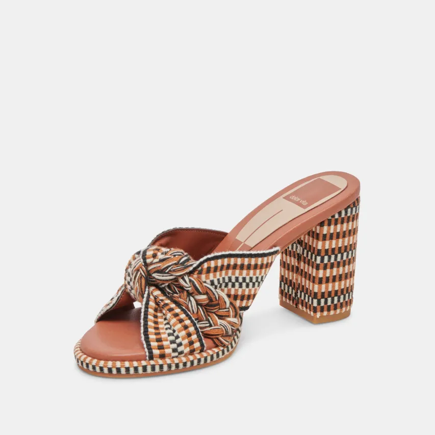 BRILAH HEELS TAN MULTI WOVEN^Dolce Vita Online