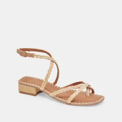 BRINN SANDALS LT NATURAL RAFFIA^Dolce Vita Clearance