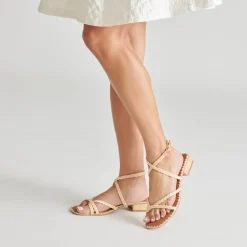 BRINN SANDALS LT NATURAL RAFFIA^Dolce Vita Clearance