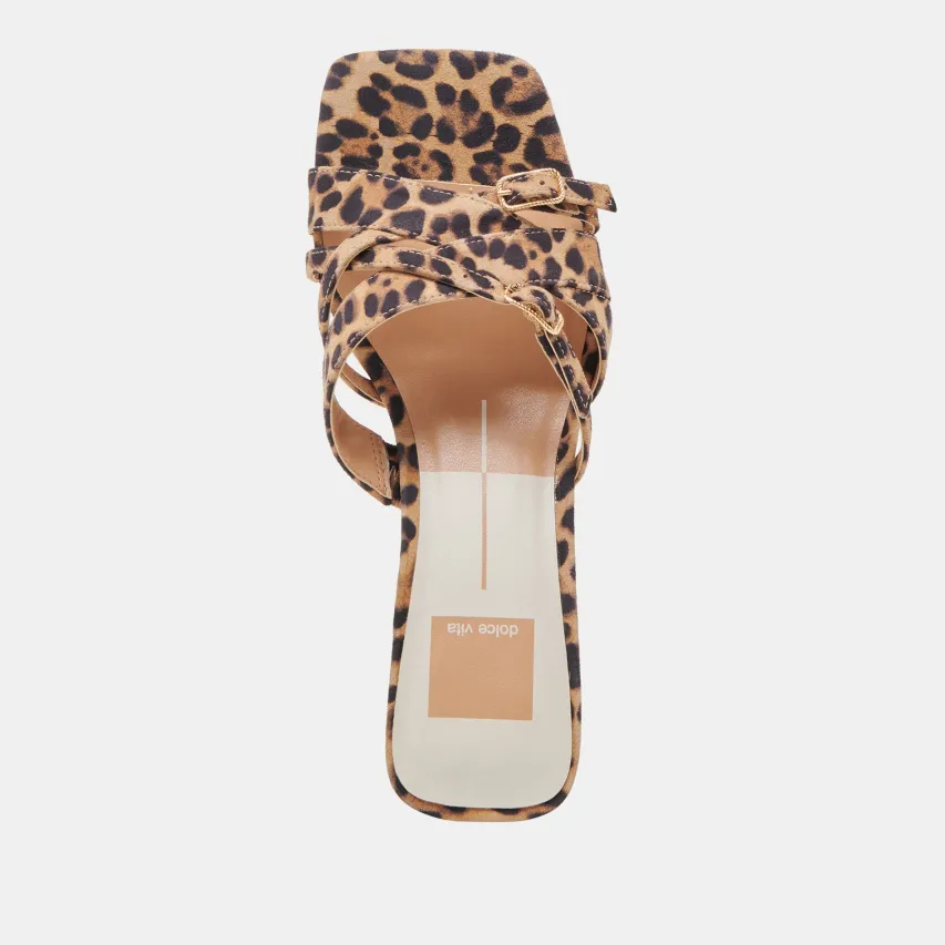 BRYANT HEELS DK LEOPARD SUEDE^Dolce Vita New