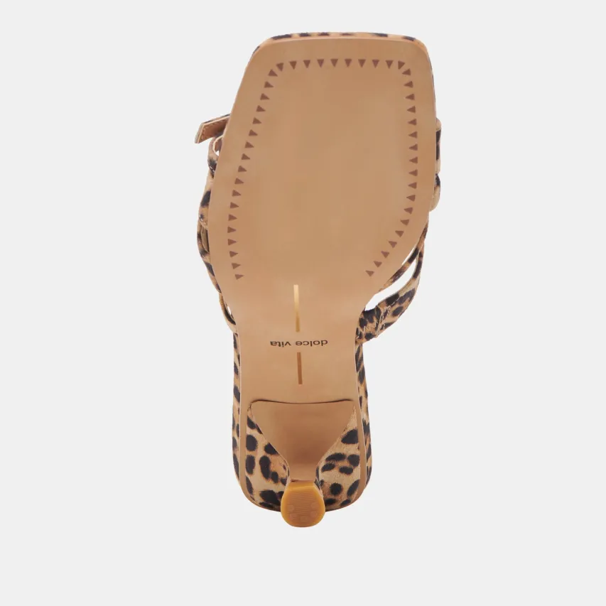 BRYANT HEELS DK LEOPARD SUEDE^Dolce Vita New