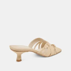 BRYANT HEELS NATURAL WOVEN RAFFIA^Dolce Vita Best