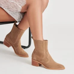 BRYLEE H2O BOOTIES MUSHROOM SUEDE^Dolce Vita Outlet