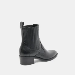 BRYLEE H2O WIDE BOOTIES BLACK LEATHER^Dolce Vita Online