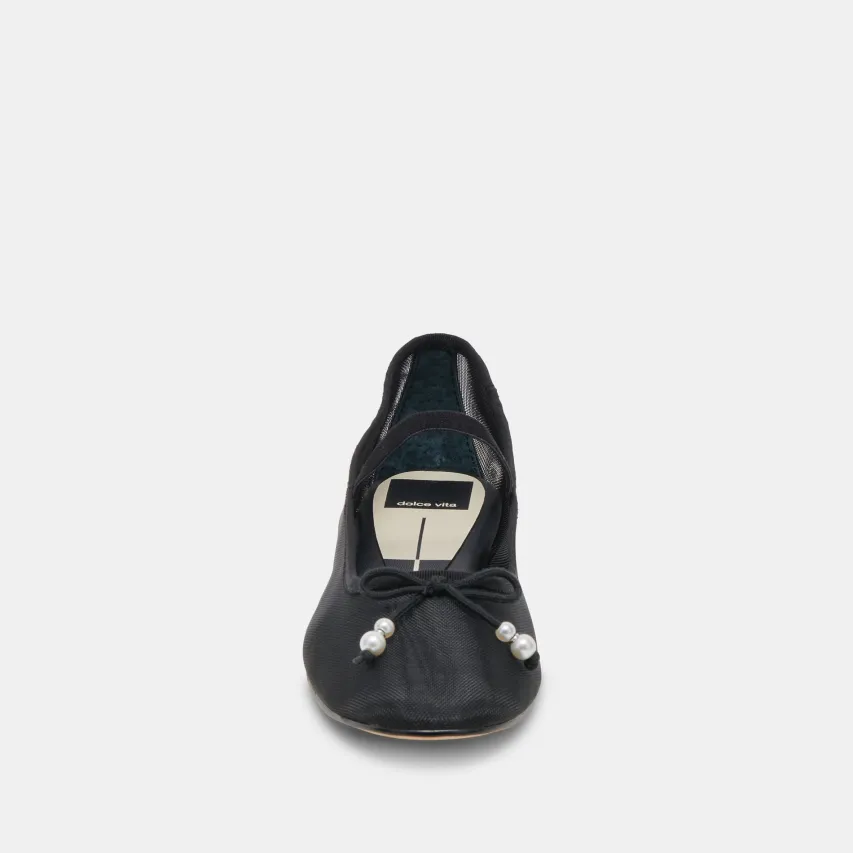 CADEL BALLET FLATS BLACK PEARLS^Dolce Vita Online