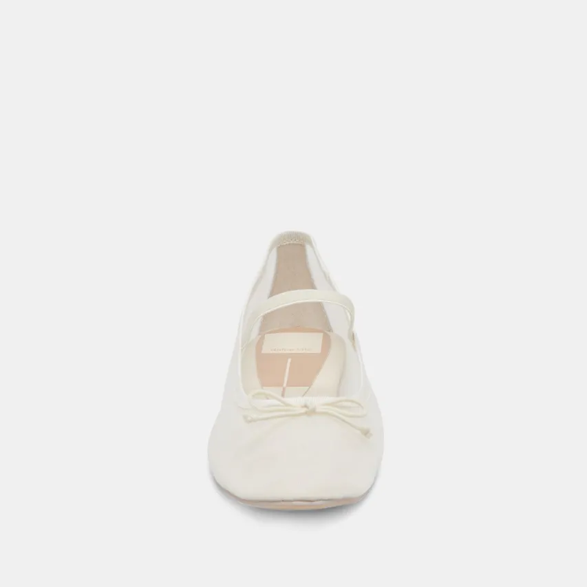 CADEL BALLET FLATS IVORY MESH^Dolce Vita Fashion