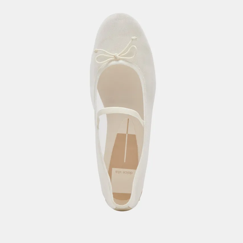 CADEL BALLET FLATS IVORY MESH^Dolce Vita Fashion