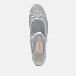 CADEL BALLET FLATS SILVER MESH^Dolce Vita Best