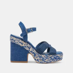 CALE HEELS BLUE DENIM^Dolce Vita Fashion