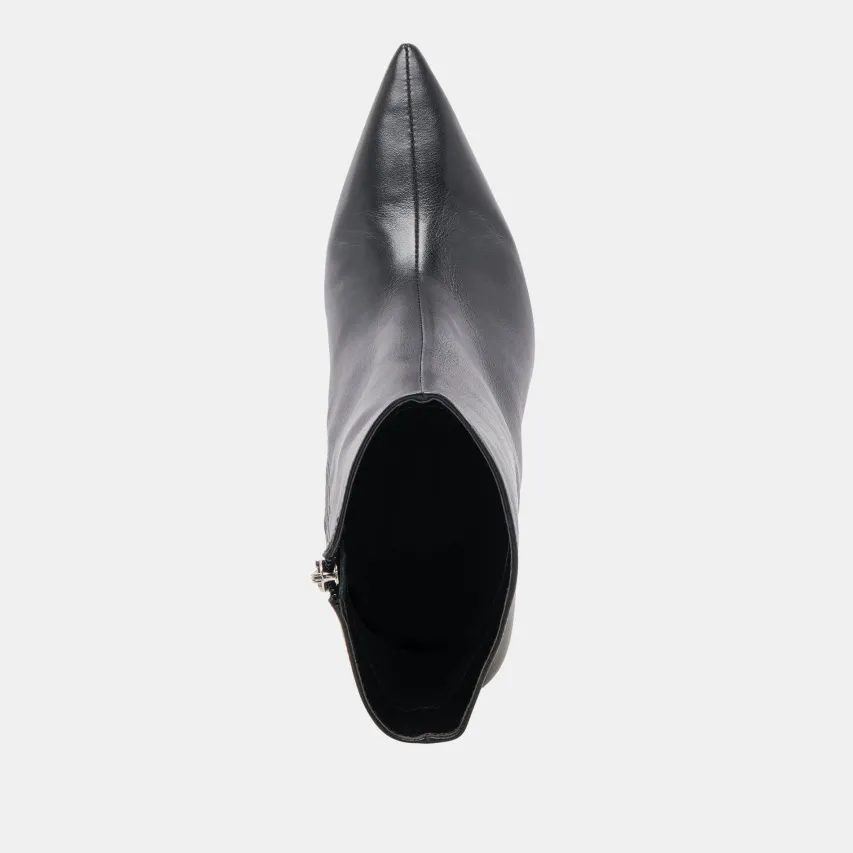 CALICO BOOTIES BLACK LEATHER^Dolce Vita Hot