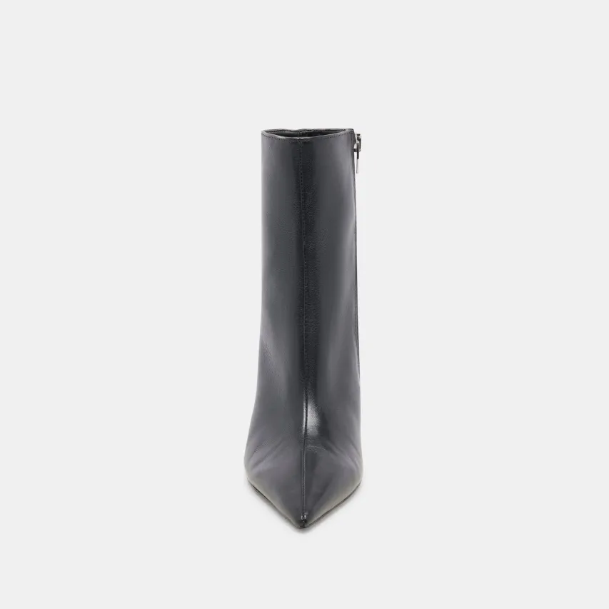 CALICO BOOTIES BLACK LEATHER^Dolce Vita Hot