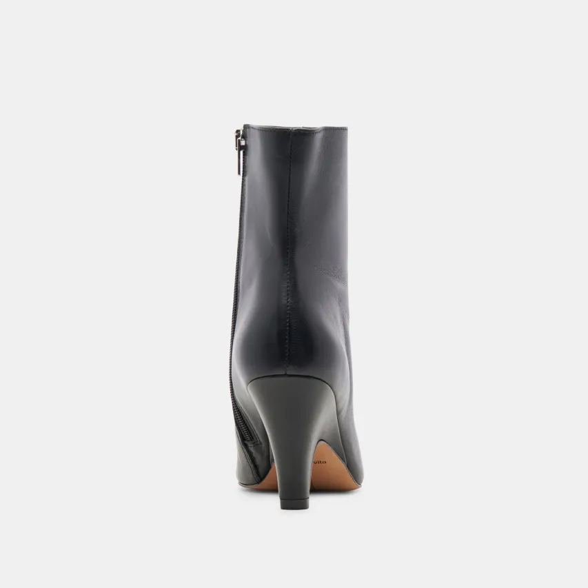 CALICO BOOTIES BLACK LEATHER^Dolce Vita Hot