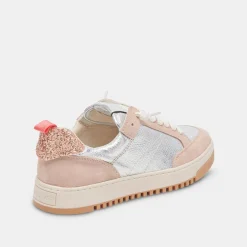 CALIL SNEAKERS BLUSH MULTI METALLIC LEATHER^Dolce Vita Clearance