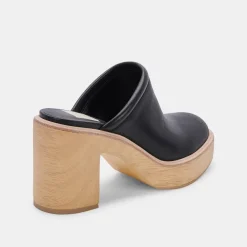 CAMDIN HEELS BLACK LEATHER^Dolce Vita Online