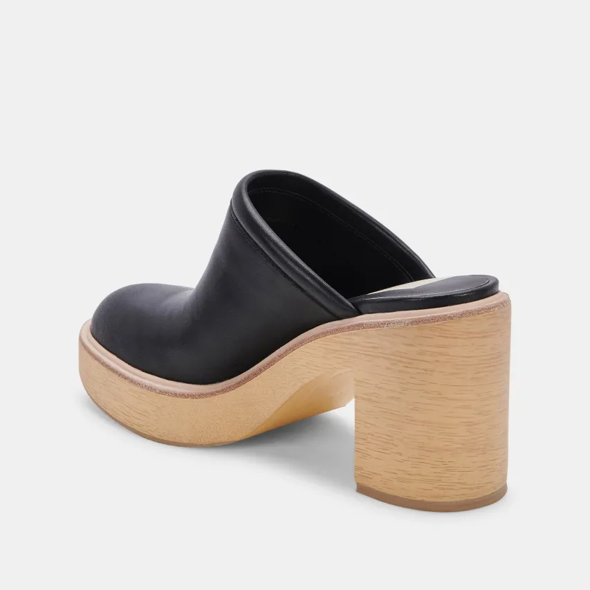 CAMDIN HEELS BLACK LEATHER^Dolce Vita Online